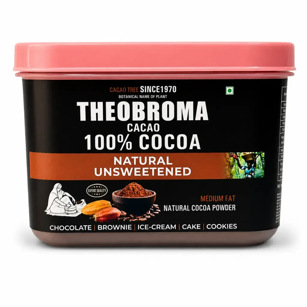 Unsweetened Cocoa Powder 70g | Rich Cocoa for Baking | Theoherbal